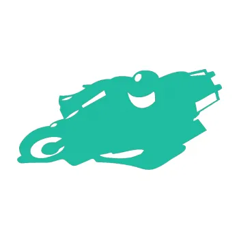 Samolepící dekorace Motorka 007 levá silniční motorky (25 - tyrkysová) SAMOLEPKA NA AUTO, NÁLEPKA, FÓLIE, POLEP, TUNING, VLASTNÍ TEXT, TISK, AUTOSAMOLEPKY.cz, POLEPY, OBRÁZEK, LOGO, 3D STICKERS