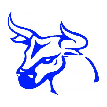 Samolepící dekorace Býk 005 levá (19 - modrá dynamic) SAMOLEPKA NA AUTO, NÁLEPKA, FÓLIE, POLEP, TUNING, VLASTNÍ TEXT, TISK, AUTOSAMOLEPKY.cz, POLEPY, OBRÁZEK, LOGO, 3D STICKERS