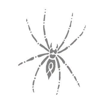 Samolepící dekorace SAMOLEPKA Pavouk 011 - pravá (17 - šedá) NA AUTO, NÁLEPKA, FÓLIE, POLEP, TUNING, VLASTNÍ TEXT, TISK, AUTOSAMOLEPKY.cz, POLEPY, OBRÁZEK, LOGO, SAMOLEPKY