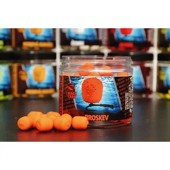 Boilies Black Carp vyvážené rozpustné boilies Balanced Activ 14mm Příchuť: Jahoda