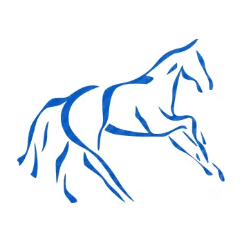 Samolepící dekorace SAMOLEPKA Kůň 024 pravá (57 - 3D karbon modrý) NA AUTO, NÁLEPKA, FÓLIE, POLEP, TUNING, VLASTNÍ TEXT, TISK, AUTOSAMOLEPKY.cz, POLEPY, OBRÁZEK, LOGO, SAMOLEPKY