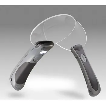 Lupa bez objímky s pogumovanou rukojetí a s LED osvětlením - LCH RLB90 - D 123