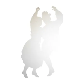 Autodoplněk Samolepka na auto Lidový tanec pravá (82 - odrazková reflexní bílá) NÁLEPKA, FÓLIE, POLEPY, TUNING, VLASTNÍ TEXT, TISK, AUTOSAMOLEPKY.cz, SAMOLEPKY, OBRÁZEK, LOGO, VÝROBA, PRODEJ