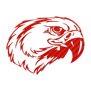 Samolepicí dekorace na vozidlo Predators 031 pravá (53 - 3D karbon červený) SAMOLEPKA NA AUTO, NÁLEPKA, FÓLIE, POLEP, TUNING, VLASTNÍ TEXT, TISK, AUTOSAMOLEPKY.cz, POLEPY, OBRÁZEK, LOGO, 3D STICKERS