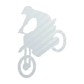 Samolepící dekorace SAMOLEPKA Motorka 016 levá motokros (51 - 3D karbon bílý) NA AUTO, NÁLEPKA, FÓLIE, POLEP, TUNING, VLASTNÍ TEXT, TISK, AUTOSAMOLEPKY.cz, POLEPY, OBRÁZEK, LOGO, SAMOLEPKY