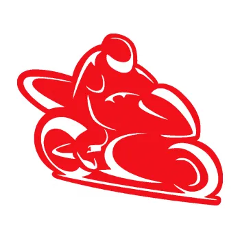 Samolepící dekorace SAMOLEPKA Motorkář 011 pravá (10 - červená) NA AUTO, NÁLEPKA, FÓLIE, POLEP, TUNING, VLASTNÍ TEXT, TISK, AUTOSAMOLEPKY.cz, POLEPY, OBRÁZEK, LOGO, SAMOLEPKY