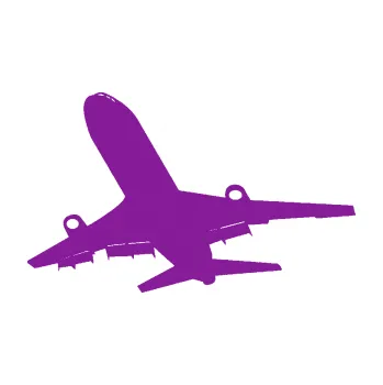 Polep vozidla SAMOLEPKA Letadlo 007 levá (14 - fialová) NA AUTO, NÁLEPKA, FÓLIE, POLEP, TUNING, VLASTNÍ TEXT, TISK, AUTOSAMOLEPKY.cz, POLEPY, OBRÁZEK, LOGO, SAMOLEPKY