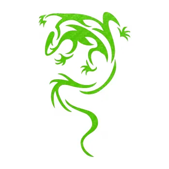 Samolepící dekorace SAMOLEPKA Ještěrka 008 levá (58 - 3D karbon zelený kawasaki) NA AUTO, NÁLEPKA, FÓLIE, POLEP, TUNING, VLASTNÍ TEXT, TISK, AUTOSAMOLEPKY.cz, POLEPY, OBRÁZEK, LOGO, SAMOLEPKY