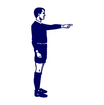 Samolepící dekorace SAMOLEPKA Rozhodčí 003 pravá (23 - tmavě modrá) NA AUTO, NÁLEPKA, FÓLIE, POLEP, TUNING, VLASTNÍ TEXT, TISK, AUTOSAMOLEPKY.cz, POLEPY, OBRÁZEK, LOGO, SAMOLEPKY