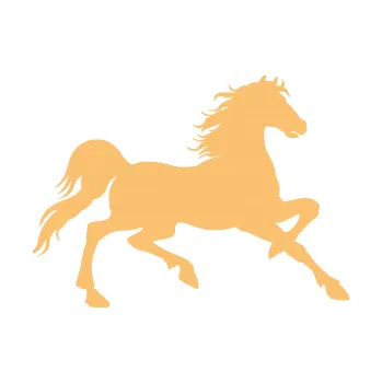 Samolepící dekorace SAMOLEPKA Kůň 037 pravá (08 - béžová) NA AUTO, NÁLEPKA, FÓLIE, POLEP, TUNING, VLASTNÍ TEXT, TISK, AUTOSAMOLEPKY.cz, POLEPY, OBRÁZEK, LOGO, SAMOLEPKY