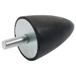 Silentblok 50/67 M8x33 TYP KP-D RUBENA Silentblok nárazníkový kruhový, šířka=50mm, výška=67mm, závit=M8x33