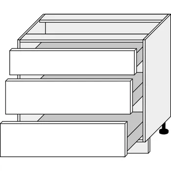 Kuchyňská skříňka Kuchyňská skříňka Titanium D3M/90