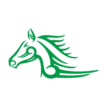 Samolepící dekorace Kůň 081 levá hlava tattoo (12 - zelená) SAMOLEPKA NA AUTO, NÁLEPKA, FÓLIE, POLEP, TUNING, VLASTNÍ TEXT, TISK, AUTOSAMOLEPKY.cz, POLEPY, OBRÁZEK, LOGO, 3D STICKERS