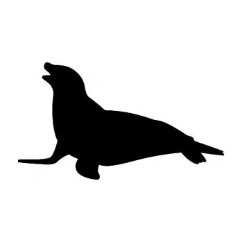 Samolepící dekorace Lachtan 002 levá (01 - černá) SAMOLEPKA NA AUTO, NÁLEPKA, FÓLIE, POLEP, TUNING, VLASTNÍ TEXT, TISK, AUTOSAMOLEPKY.cz, POLEPY, OBRÁZEK, LOGO, 3D STICKERS