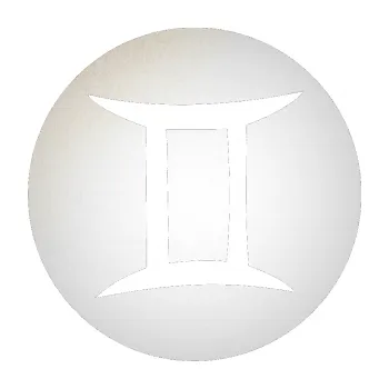 Samolepící dekorace SAMOLEPKA Blíženci 001 - horoskop (82 - odrazková reflexní bílá) NA AUTO, NÁLEPKA, FÓLIE, POLEP, TUNING, VLASTNÍ TEXT, TISK, AUTOSAMOLEPKY.cz, POLEPY, OBRÁZEK, LOGO, SAMOLEPKY