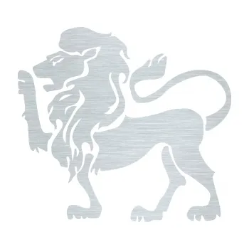 Samolepící dekorace SAMOLEPKA Lev zvěrokruh 005 levá (61 - škrábaný hliník) NA AUTO, NÁLEPKA, FÓLIE, POLEP, TUNING, VLASTNÍ TEXT, TISK, AUTOSAMOLEPKY.cz, POLEPY, OBRÁZEK, LOGO, SAMOLEPKY