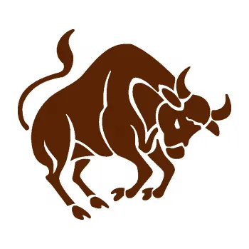 Samolepící dekorace Býk zvěrokruh 004 pravá (15 - hnědá) SAMOLEPKA NA AUTO, NÁLEPKA, FÓLIE, POLEP, TUNING, VLASTNÍ TEXT, TISK, AUTOSAMOLEPKY.cz, POLEPY, OBRÁZEK, LOGO, 3D STICKERS