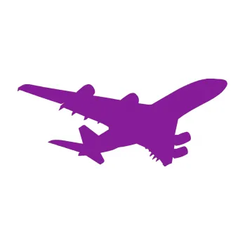 Polep vozidla SAMOLEPKA Letadlo 002 pravá (14 - fialová) NA AUTO, NÁLEPKA, FÓLIE, POLEP, TUNING, VLASTNÍ TEXT, TISK, AUTOSAMOLEPKY.cz, POLEPY, OBRÁZEK, LOGO, SAMOLEPKY