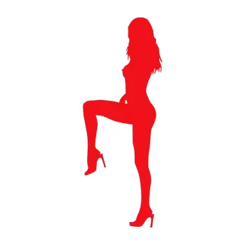 Polep vozidla SAMOLEPKA Erotická žena 006 levá (10 - červená) NA AUTO, NÁLEPKA, FÓLIE, POLEP, TUNING, VLASTNÍ TEXT, TISK, AUTOSAMOLEPKY.cz, POLEPY, OBRÁZEK, LOGO, SAMOLEPKY