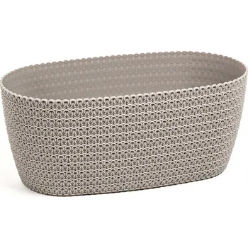 Květináč Lamela Jersey 38 cm Taupe