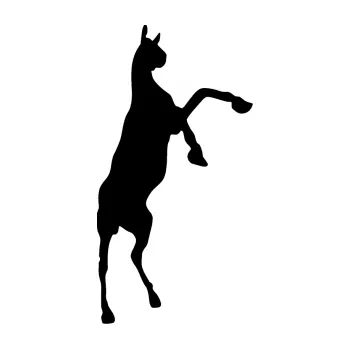 Samolepící dekorace SAMOLEPKA Kůň 016 pravá (01 - černá) NA AUTO, NÁLEPKA, FÓLIE, POLEP, TUNING, VLASTNÍ TEXT, TISK, AUTOSAMOLEPKY.cz, POLEPY, OBRÁZEK, LOGO, SAMOLEPKY