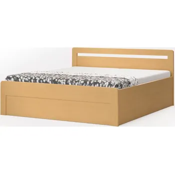 Postel BMB Postel Marika Klasik oblá - imitace dřeva Dekor: Buk, Provedení: Bez roštu, Rozměr: 160 x 200 cm