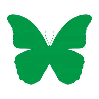 Samolepící dekorace Motýl 006 (12 - zelená) SAMOLEPKA NA AUTO, NÁLEPKA, FÓLIE, POLEP, TUNING, VLASTNÍ TEXT, TISK, AUTOSAMOLEPKY.cz, POLEPY, OBRÁZEK, LOGO, 3D STICKERS