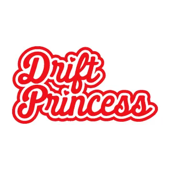 Polep vozidla SAMOLEPKA Drift princess nápis (10 - červená) NA AUTO, NÁLEPKA, FÓLIE, POLEP, TUNING, VLASTNÍ TEXT, TISK, AUTOSAMOLEPKY.cz, POLEPY, OBRÁZEK, LOGO, SAMOLEPKY