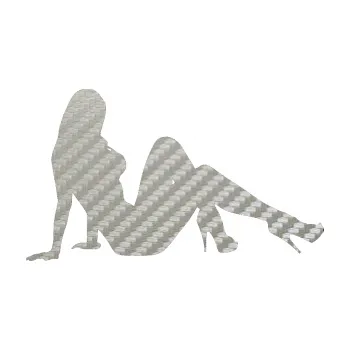 Polep vozidla Erotická žena 039 pravá (52 - 3D karbon stříbrný) SAMOLEPKA NA AUTO, NÁLEPKA, FÓLIE, POLEP, TUNING, VLASTNÍ TEXT, TISK, AUTOSAMOLEPKY.cz, POLEPY, OBRÁZEK, LOGO, 3D STICKERS