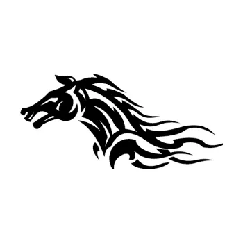 Samolepící dekorace SAMOLEPKA Kůň 078 levá (01 - černá) NA AUTO, NÁLEPKA, FÓLIE, POLEP, TUNING, VLASTNÍ TEXT, TISK, AUTOSAMOLEPKY.cz, POLEPY, OBRÁZEK, LOGO, SAMOLEPKY