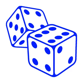 Samolepící dekorace Kostky 003 pravá hrací kostky (19 - modrá dynamic) SAMOLEPKA NA AUTO, NÁLEPKA, FÓLIE, POLEP, TUNING, VLASTNÍ TEXT, TISK, AUTOSAMOLEPKY.cz, POLEPY, OBRÁZEK, LOGO, 3D STICKERS