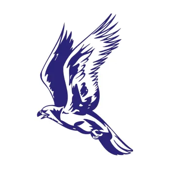 Samolepicí dekorace na vozidlo Predators 005 levá (22 - střední modrá) SAMOLEPKA NA AUTO, NÁLEPKA, FÓLIE, POLEP, TUNING, VLASTNÍ TEXT, TISK, AUTOSAMOLEPKY.cz, POLEPY, OBRÁZEK, LOGO, 3D STICKERS