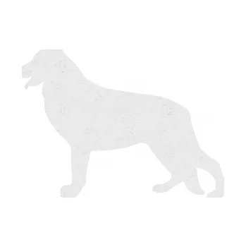 Samolepicí dekorace na vozidlo Pes 154 levá německý ovčák (84 - Ultra Metalic bílá) SAMOLEPKA NA AUTO, NÁLEPKA, FÓLIE, POLEP, TUNING, VLASTNÍ TEXT, TISK, AUTOSAMOLEPKY.cz, POLEPY, OBRÁZEK, LOGO, 3D STICKERS