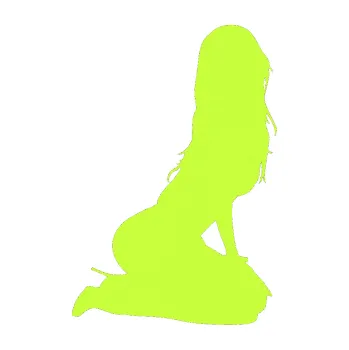 Polep vozidla Erotická žena 013 pravá (27 - limetová) SAMOLEPKA NA AUTO, NÁLEPKA, FÓLIE, POLEP, TUNING, VLASTNÍ TEXT, TISK, AUTOSAMOLEPKY.cz, POLEPY, OBRÁZEK, LOGO, 3D STICKERS