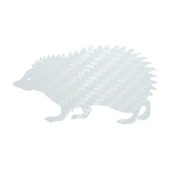 Samolepící dekorace SAMOLEPKA Ježek 001 levá (51 - 3D karbon bílý) NA AUTO, NÁLEPKA, FÓLIE, POLEP, TUNING, VLASTNÍ TEXT, TISK, AUTOSAMOLEPKY.cz, POLEPY, OBRÁZEK, LOGO, SAMOLEPKY