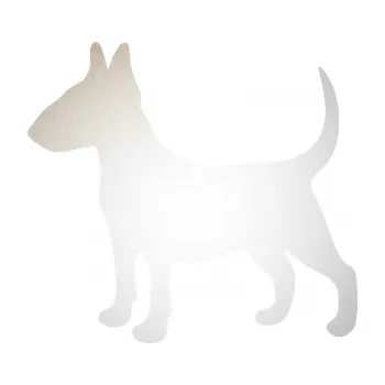 Polep vozidla SAMOLEPKA Pes 110 levá Bulteriér (82 - odrazková reflexní bílá) NA AUTO, NÁLEPKA, FÓLIE, POLEP, TUNING, VLASTNÍ TEXT, TISK, AUTOSAMOLEPKY.cz, POLEPY, OBRÁZEK, LOGO, SAMOLEPKY