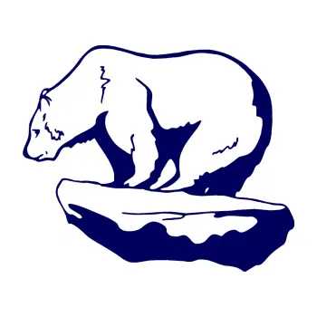 Samolepící dekorace SAMOLEPKA Lední medvěd levá (23 - tmavě modrá) NA AUTO, NÁLEPKA, FÓLIE, POLEP, TUNING, VLASTNÍ TEXT, TISK, AUTOSAMOLEPKY.cz, POLEPY, OBRÁZEK, LOGO, SAMOLEPKY