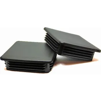 Zábradlí Plastová zátka jeklu čtvercová - 100x100x2-5mm šedá