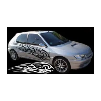 Polep vozidla SAMOLEPKA Samolepka na bok plameny 106 (87 - Ultra Metalic fialová) NA AUTO, NÁLEPKA, FÓLIE, POLEP, TUNING, VLASTNÍ TEXT, TISK, AUTOSAMOLEPKY.cz, POLEPY, OBRÁZEK, LOGO, SAMOLEPKY