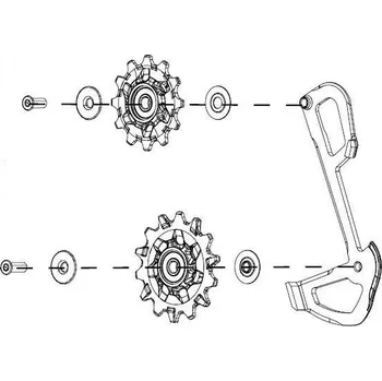 přehazovačka SRAM ramínko s kladkami Pulleys X-Sync GX Eagle