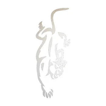 Polep vozidla SAMOLEPKA Panterka pravá (82 - odrazková reflexní bílá) NA AUTO, NÁLEPKA, FÓLIE, POLEP, TUNING, VLASTNÍ TEXT, TISK, AUTOSAMOLEPKY.cz, POLEPY, OBRÁZEK, LOGO, SAMOLEPKY