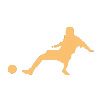 Samolepicí dekorace na vozidlo Fotbalista 005 levá (08 - béžová) SAMOLEPKA NA AUTO, NÁLEPKA, FÓLIE, POLEP, TUNING, VLASTNÍ TEXT, TISK, AUTOSAMOLEPKY.cz, POLEPY, OBRÁZEK, LOGO, 3D STICKERS