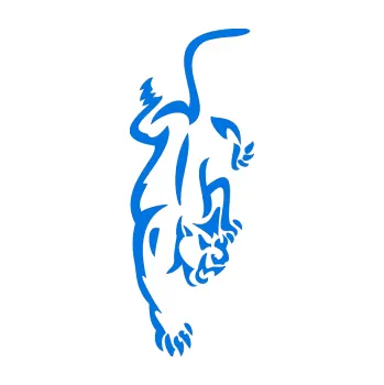 Polep vozidla SAMOLEPKA Panterka pravá (11 - modrá oceán) NA AUTO, NÁLEPKA, FÓLIE, POLEP, TUNING, VLASTNÍ TEXT, TISK, AUTOSAMOLEPKY.cz, POLEPY, OBRÁZEK, LOGO, SAMOLEPKY