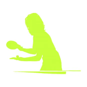 Polep vozidla SAMOLEPKA Ping pong 005 levá (27 - limetová) NA AUTO, NÁLEPKA, FÓLIE, POLEP, TUNING, VLASTNÍ TEXT, TISK, AUTOSAMOLEPKY.cz, POLEPY, OBRÁZEK, LOGO, SAMOLEPKY