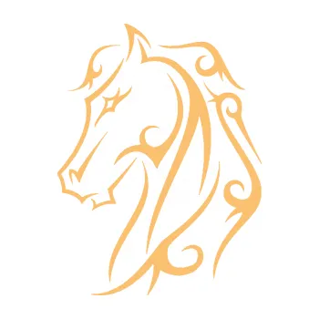 Samolepící dekorace SAMOLEPKA Kůň 036 levá (08 - béžová) NA AUTO, NÁLEPKA, FÓLIE, POLEP, TUNING, VLASTNÍ TEXT, TISK, AUTOSAMOLEPKY.cz, POLEPY, OBRÁZEK, LOGO, SAMOLEPKY