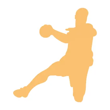 Autodoplněk Samolepka na auto Házená 003 pravá hráč (08 - béžová) NÁLEPKA, FÓLIE, POLEPY, TUNING, VLASTNÍ TEXT, TISK, AUTOSAMOLEPKY.cz, SAMOLEPKY, OBRÁZEK, LOGO, VÝROBA, PRODEJ