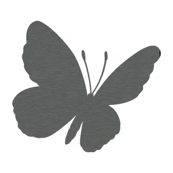 Samolepící dekorace Motýl 009 pravá (62 - škrábaný titan) SAMOLEPKA NA AUTO, NÁLEPKA, FÓLIE, POLEP, TUNING, VLASTNÍ TEXT, TISK, AUTOSAMOLEPKY.cz, POLEPY, OBRÁZEK, LOGO, 3D STICKERS