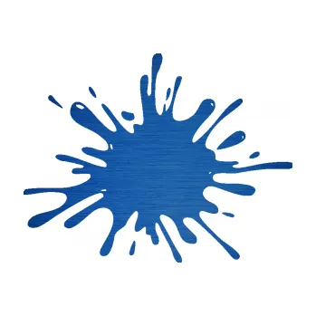 Autodoplněk Samolepka na auto Kaňka 002 levá (65 - škrábaný kov modrý) NÁLEPKA, FÓLIE, POLEPY, TUNING, VLASTNÍ TEXT, TISK, AUTOSAMOLEPKY.cz, SAMOLEPKY, OBRÁZEK, LOGO, VÝROBA, PRODEJ