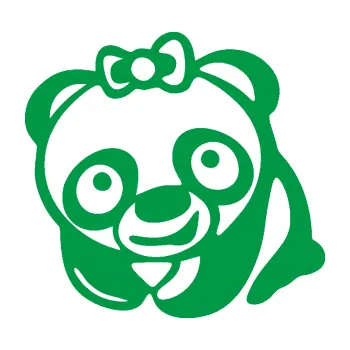 Samolepící dekorace Panda baby levá (12 - zelená) SAMOLEPKA NA AUTO, NÁLEPKA, FÓLIE, POLEP, TUNING, VLASTNÍ TEXT, TISK, AUTOSAMOLEPKY.cz, POLEPY, OBRÁZEK, LOGO, 3D STICKERS