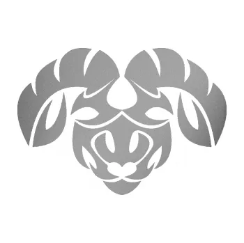 Samolepící dekorace Beran zvěrokruh 003 (42 - stříbrná metalíza) SAMOLEPKA NA AUTO, NÁLEPKA, FÓLIE, POLEP, TUNING, VLASTNÍ TEXT, TISK, AUTOSAMOLEPKY.cz, POLEPY, OBRÁZEK, LOGO, 3D STICKERS